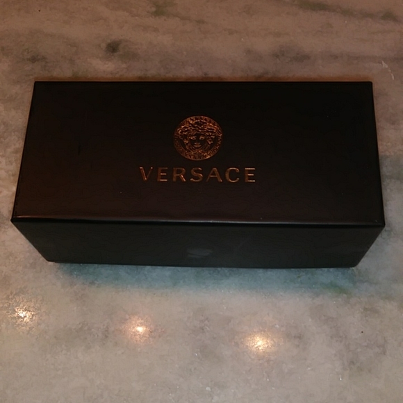 Men's Versace VE 2163 100287 Gold Metal Aviator Sunglasses - Picture 4 of 9